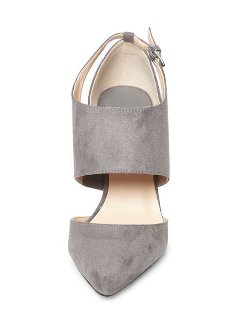 Grey 'Dancer' Coverage Court Shoes